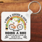 レインボーペンシル先生鑑賞おもしろい、先生 キーホルダー (裏面)