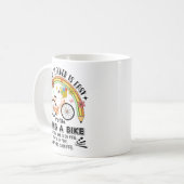 レインボーペンシル先生鑑賞おもしろい、先生 コーヒーマグカップ (正面左)