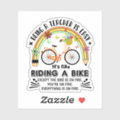 レインボーペンシル先生鑑賞おもしろい、先生 シール (シート)