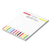 レインボーペンシル先生 ノートパッド (回転)