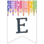 レインボーペンシル全校歓迎 バンティングフラッグ (第2の旗)