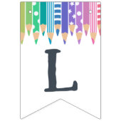 レインボーペンシル全校歓迎 バンティングフラッグ (第3の旗)