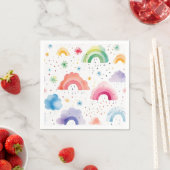 レインボーペーパー スタンダードカクテルナプキン (インサイチュ)