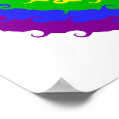 レインボーホイールポスター ポスター (角)