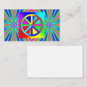 レインボーホイール（単語を追加できる） 名刺 (正面/裏面)