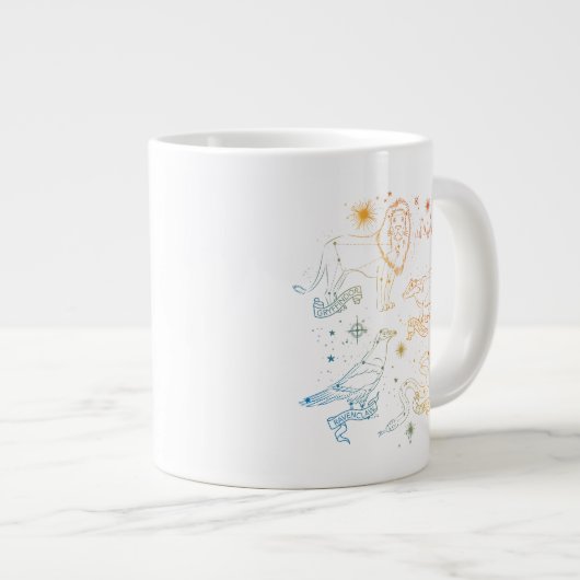 レインボーホグワーツ™ハウス星座 ジャンボコーヒーマグカップ (正面右)