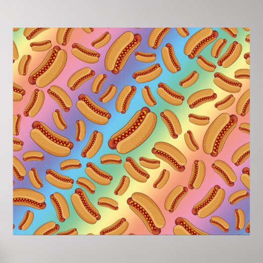 レインボーホットドッグ ポスター (正面)