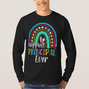 レインボーホッピエストプリンシパルバニーラビットイースターマット Tシャツ