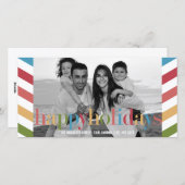 レインボーホリデーフォトカード シーズンカード (正面/裏面)