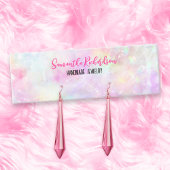 レインボーホログラフィックイヤリングジュエリーホルダーディスプレイ スキニー名刺