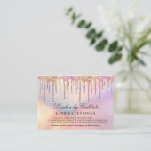 レインボーホログラフィックグリッタードリップスブラッシュアフターケア 名刺 (スタンド正面)