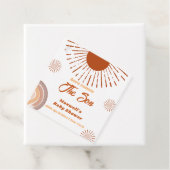 レインボーホーこ来この息子の赤ちゃんシャワー フェイバータグ (インサイチュ)