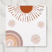 レインボーホーこ来この息子の赤ちゃんシャワー フェイバータグ (裏面)