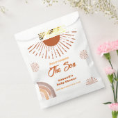 レインボーホーこ来この息子の赤ちゃんシャワー フェイバーバッグ (封をした状態)