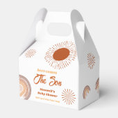 レインボーホーこ来この息子の赤ちゃんシャワー フェイバーボックス (裏面サイド)