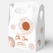 レインボーホーこ来この息子の赤ちゃんシャワー フェイバーボックス (オープン)