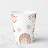 レインボーホーこ来この息子の赤ちゃんシャワー 紙コップ (左)