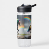 レインボーホースとレインボーズの雨のダンス ウォーターボトル (左面)