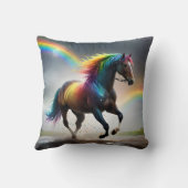 レインボーホースとレインボーズの雨のダンス クッション (裏面)