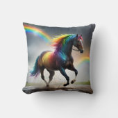 レインボーホースとレインボーズの雨のダンス クッション (正面)
