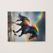 レインボーホースとレインボーズの雨のダンス ジグソーパズル (横)