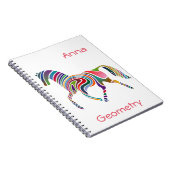 レインボーホースデザイン ノートブック (右側)