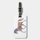 レインボーホースデザイン ラゲッジタグ (正面縦)