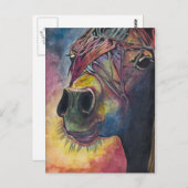 レインボーホース ポストカード (正面/裏面)