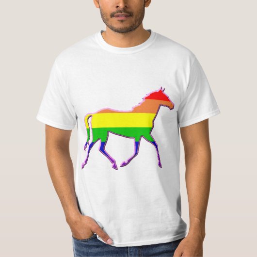 レインボーホース Tシャツ (正面)