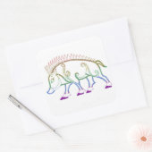 レインボーボア スクエアシール (封筒)