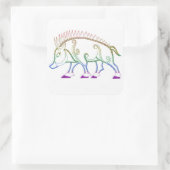 レインボーボア スクエアシール (バッグ)