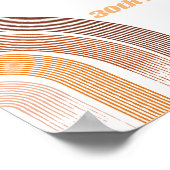 レインボーボホここ来赤ちゃんシャワー歓迎 ポスター (角)