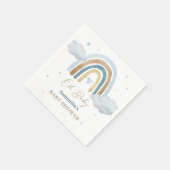 レインボーボホーベビーシャワーナプキンズ スタンダードカクテルナプキン (角)