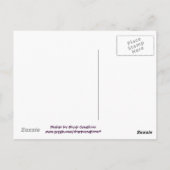 レインボーボルテックスハッピーバースデー ポストカード (裏面)