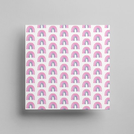 レインボーボーイベビーシャワースクエア スタンダードカクテルナプキン