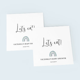 レインボーボーイベビーシャワー スタンダードカクテルナプキン