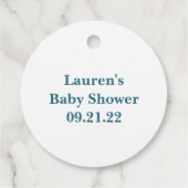 レインボーボーイベビーシャワー フェイバータグ (裏面)