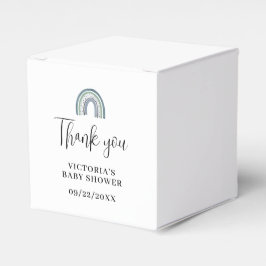 レインボーボーイベビーシャワー フェイバーボックス
