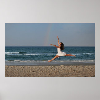 レインボーポスター付きダンス ポスター