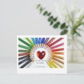 レインボーポストカードのカラー ポストカード (スタンド正面)