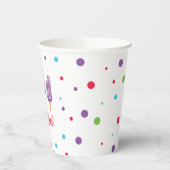 レインボーポップ・アートのアイスカッコいい2歳の誕生日 紙コップ (左)