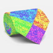 レインボーポップ・アートのアートバブルラップ ネクタイ (ロール)