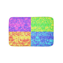 レインボーポップ・アートのアートバブルラップ