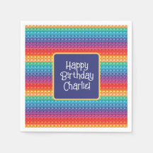 レインボーポップ・アートのイットおもちゃのパタパーソナライズされたーン