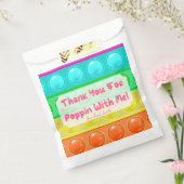 レインボーポップ・アートのイットFidgetバブルバースデーパーティーInvita フェイバーバッグ (封をした状態)