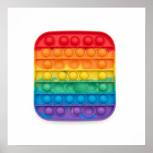 レインボーポップ・アートの・イット・ファイドジェ ポスター (正面)