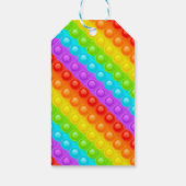 レインボーポップ・アートの・イット・ファイドット・トイ・バースデーパーティー ギフトタグ (裏面)