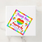 レインボーポップ・アートの・イット・ファイドット・トイ・バースデーパーティー フェイバータグ (インサイチュ)