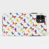 レインボーポニー対角線 Case-Mate iPhoneケース (裏面(横))