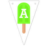 レインボーポプシクルズキッズハッピーバースデー バンティングフラッグ (第3の旗)